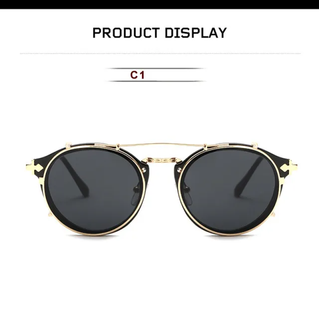 Metal Round Ladies Outdoor Sunglasses Set Mirror C1 - Shop at LoveMi