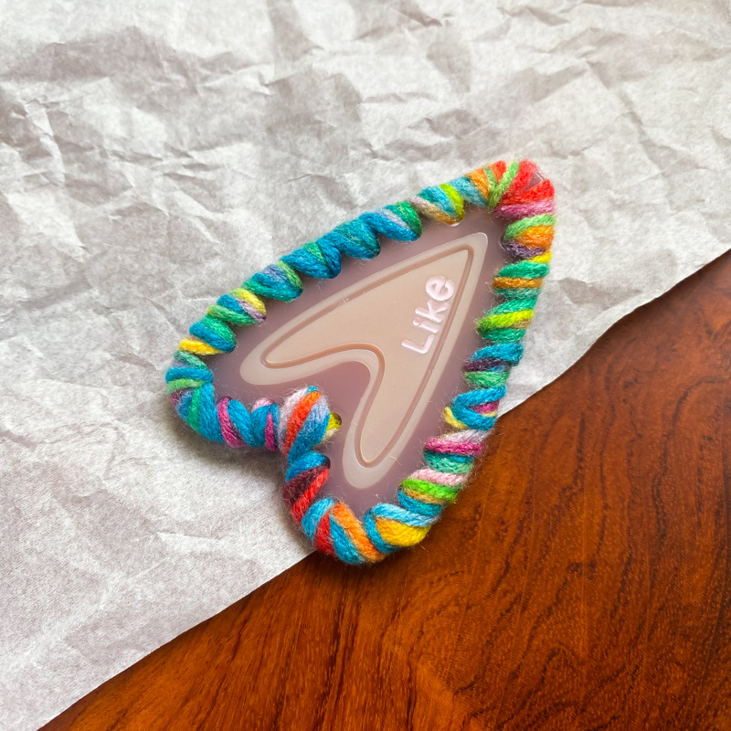 Love Sweet Cool Cute Texture Rainbow Bobby Pin