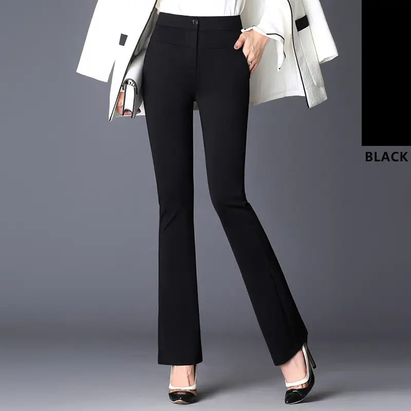 Women's Utility Trousers Spring And Autumn Models High Waist