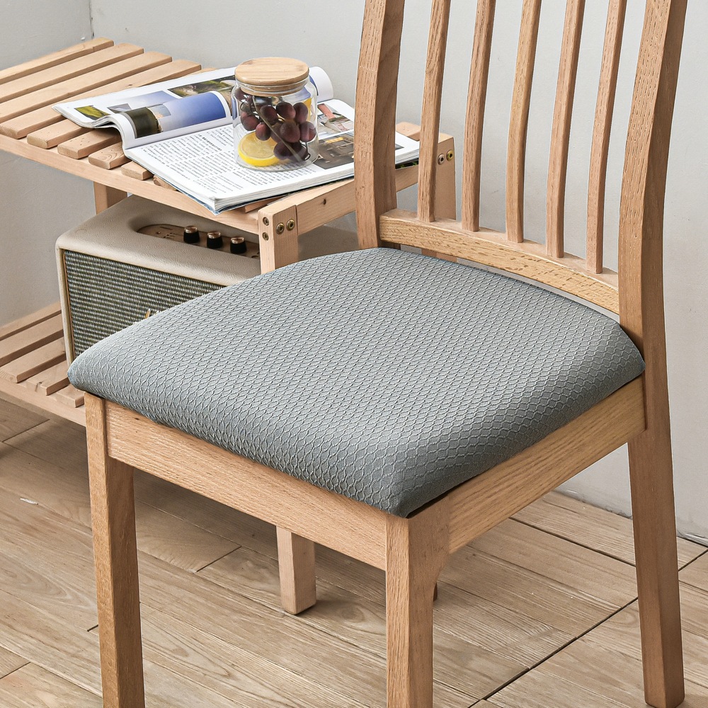 Chair Seat Cushion Covers – Chair Seat Cushion Covers Stretch Knit LUMIERE