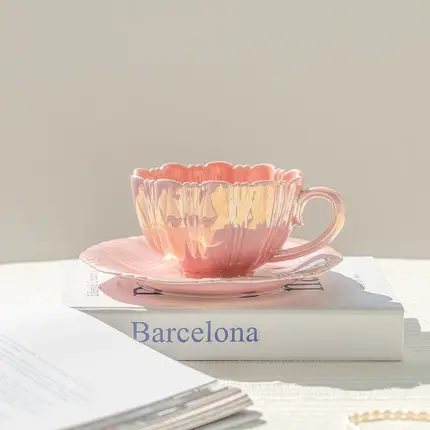 Delicate Afternoon Tea Ceramic Cup And Plate