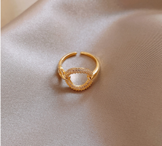 Real Gold Plating Cat's Eye Rabbit Ring