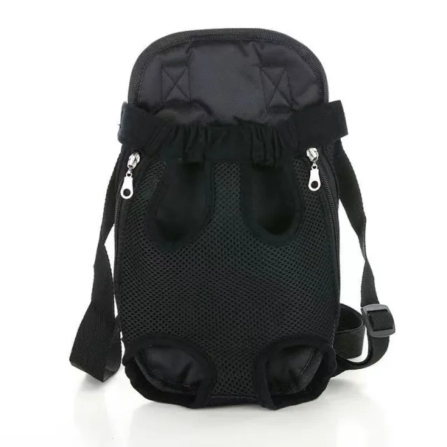 Pet Dog Carrier Backpack For Small Dogs Breathable Portable Dog Bag Adjustable Dog Front Carrier For Hiking Camping Traveling Black - Shop at LoveMi