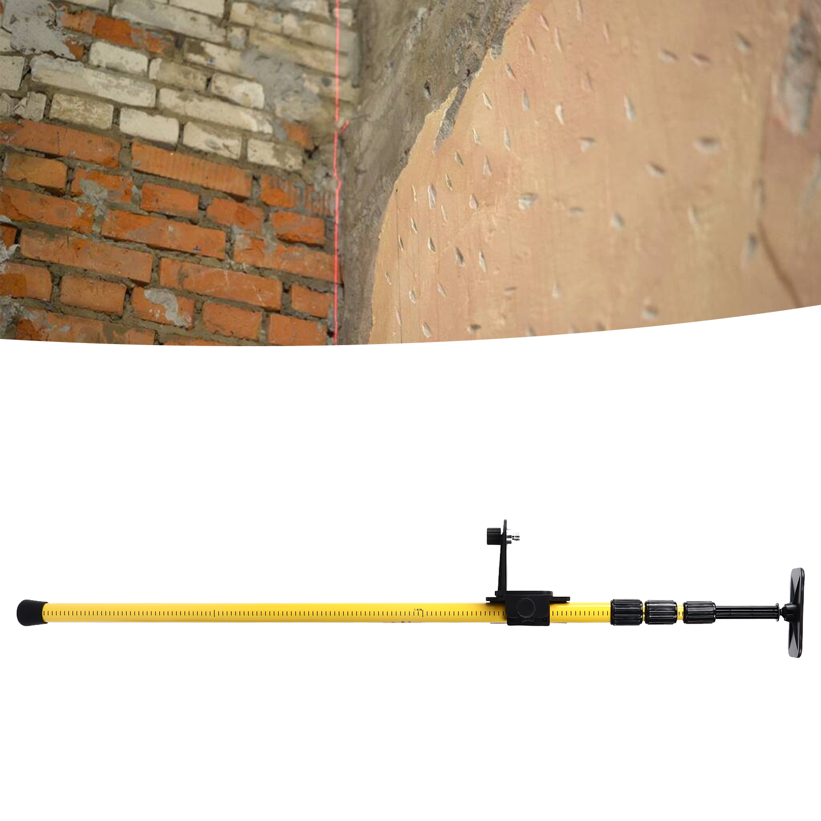 2.8 Meter Laser Leveling Telescoping Pole Adjustable Mounting For Rotary — image 12