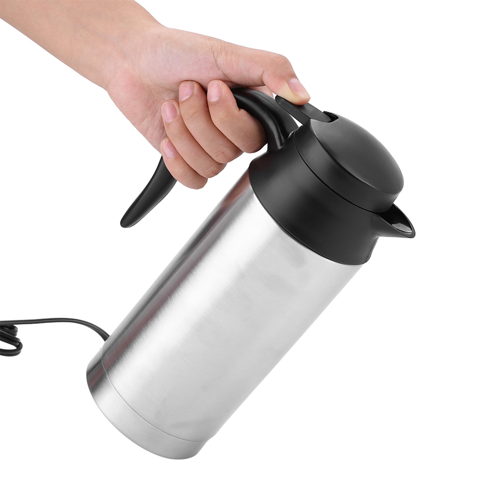 Portable 750ml 24V Travel Car Truck Kettle Water Heater Bottle For Tea Coffee Dr