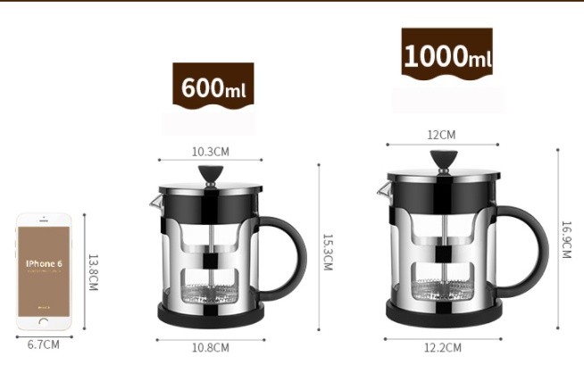 Title 3, French Press Coffee Pot