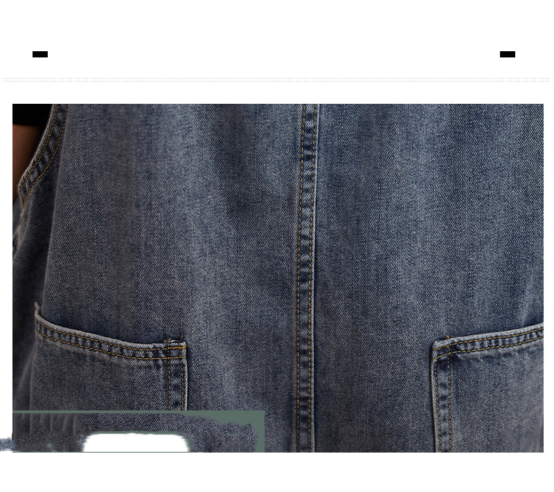 Женский свободный джинсовый комбинезон с девятью точками