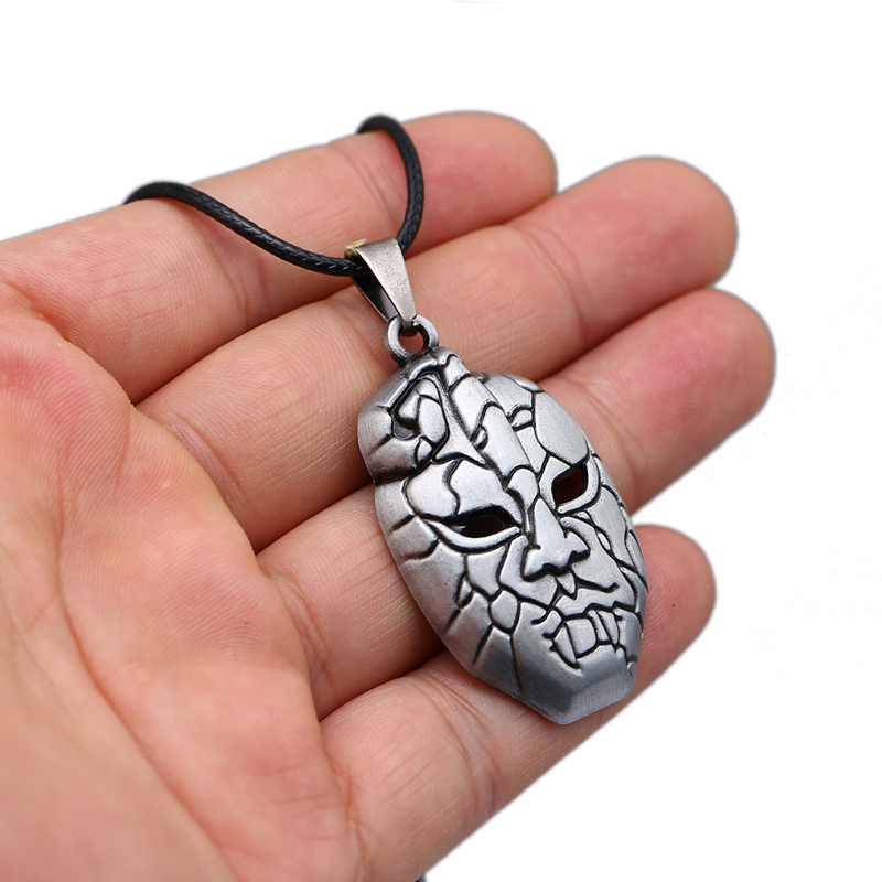 Anime JOJOS Bizarre Adventure Stone Ghost Mask Necklace