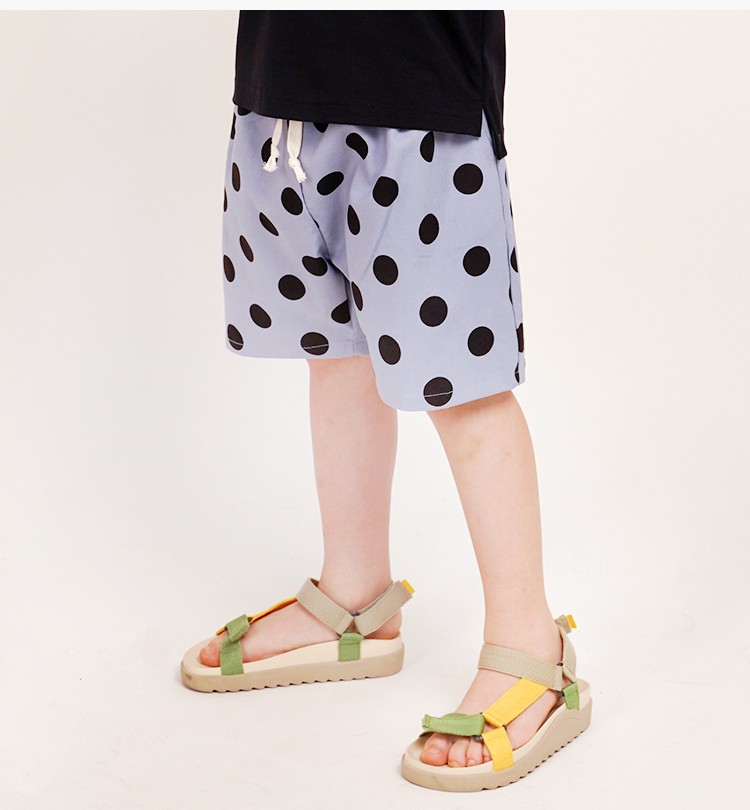 Children's Summer New Shorts With Five-point Wave Point
