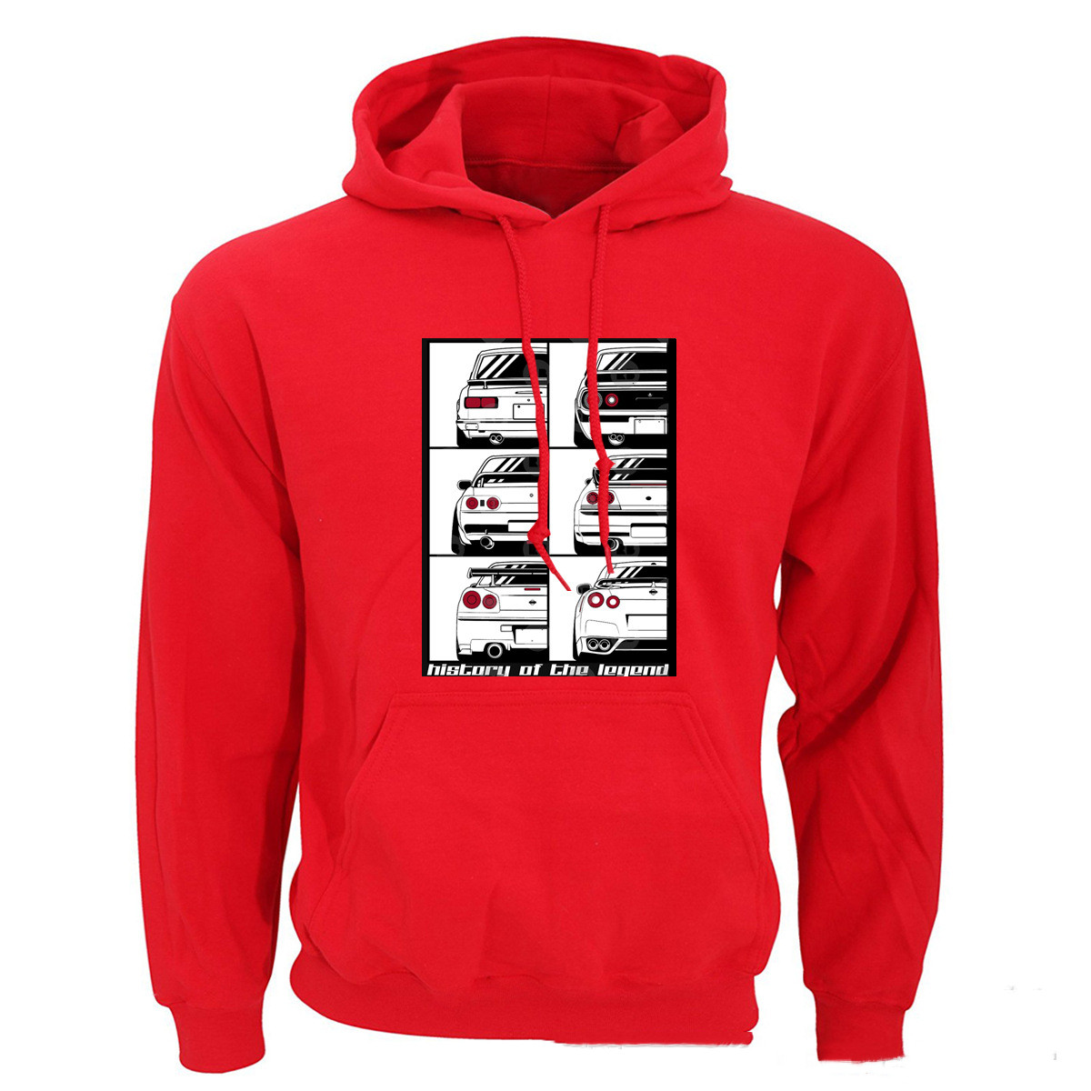 GTR Car Hoodie Plus Fleece Men's Sweatshirt