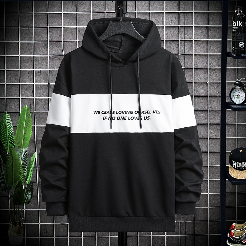 Hooded Sweater Men's Solid Color Jacket All-match