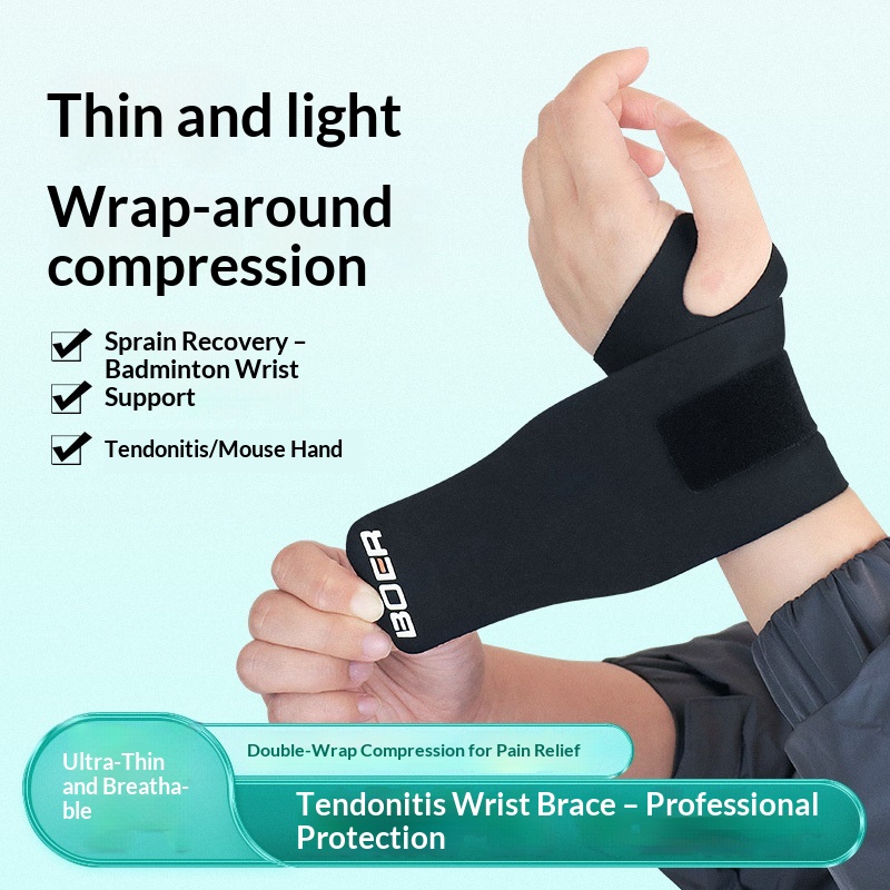 Wrist Guard For Men And Women Thin Wrist Sprain Tendon Sheath Special Sports Fitness Tennis Badminton Office Strline Wrist Guard