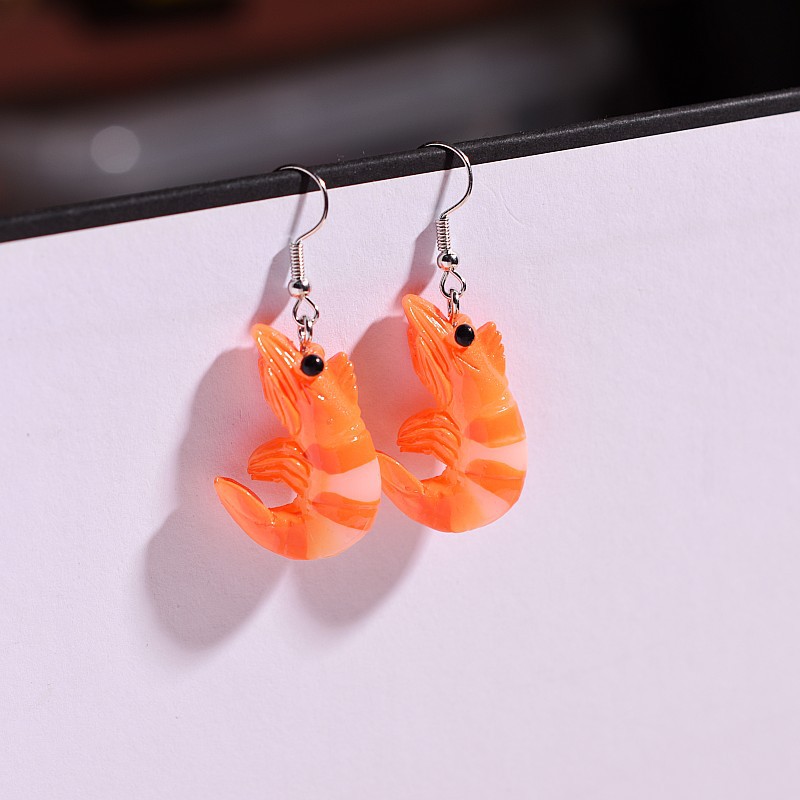 Title 2, Resin Crayfish Earrings Funny Quirky Halloween ...