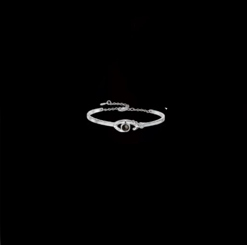 Title 2, Projection Demon Eye Bracelet Female Sterling S...