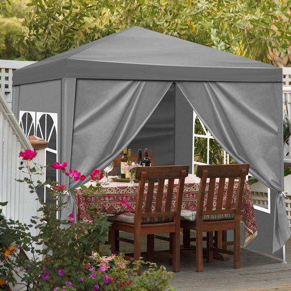 6.5x6.5FT Four Sides Portable Party Tent - Image 8