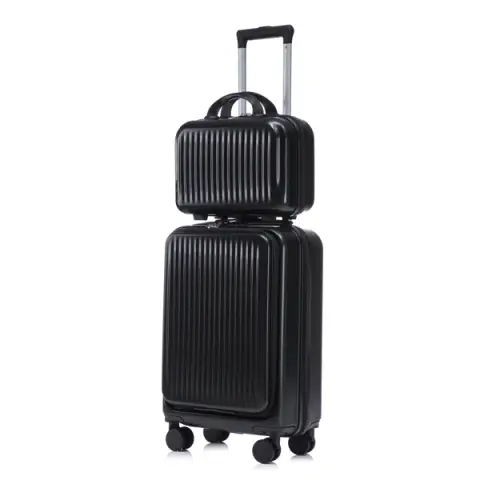 14inch 20inch 2 set in abs spinner wheel luggage with combination
