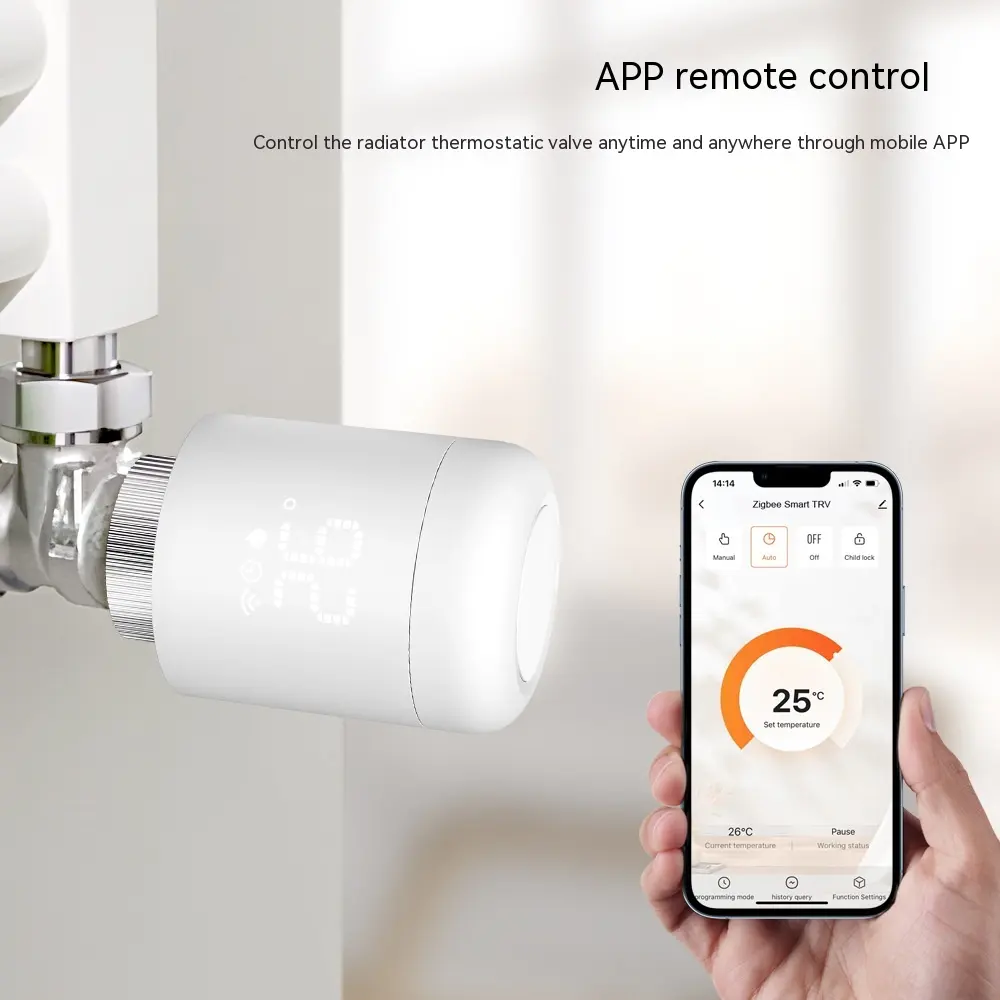 Smart Thermostatic Valve Radiator Controller Mobile APP