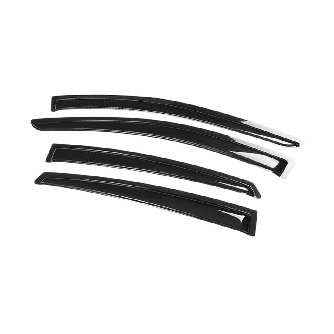 Fits 16-19 Chevrolet Volt Hatchback Side Window Visors Smoke Rain Sun Guard 4PCS