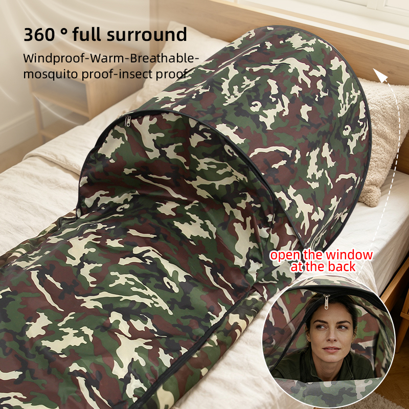 3D Sleeping Bag For One Or Two People Portable Lightweight, Mosquito-Proof  And Dirt-Resistant Tent Sleeping Bag Cover For Outdoor Camping — foto 6
