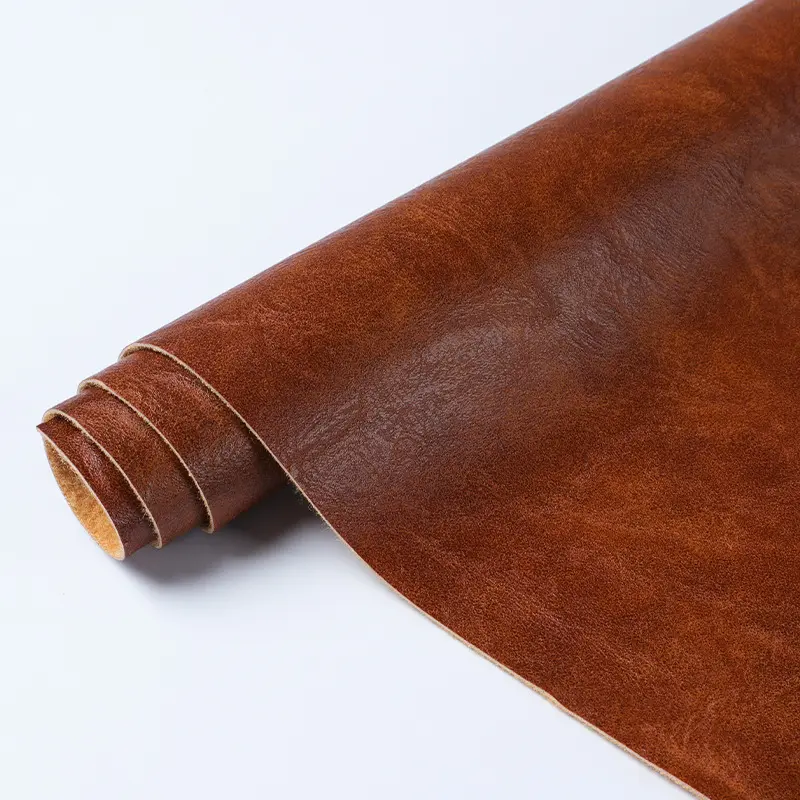 Retro Crazy Horse Soft Bag Leather Fabric