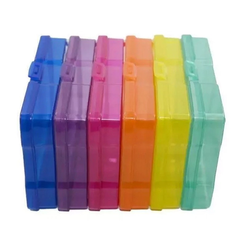 Compact Photo Storage Box For Organization Holds 5x7 Inch Photos 6 Cases White — image 3