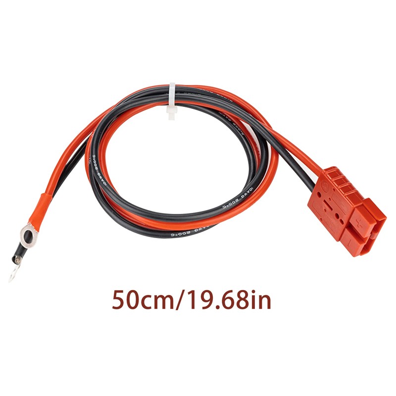 2x50A Plug Lead To Lug M8 Terminal-For Anderson-Battery Charging Connector Cable — image 2