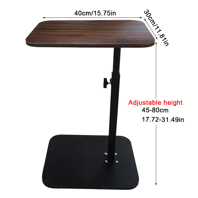 Adjustable C-Shaped Sofa Side End Table Coffee Laptop Bedroom Living Room — image 6
