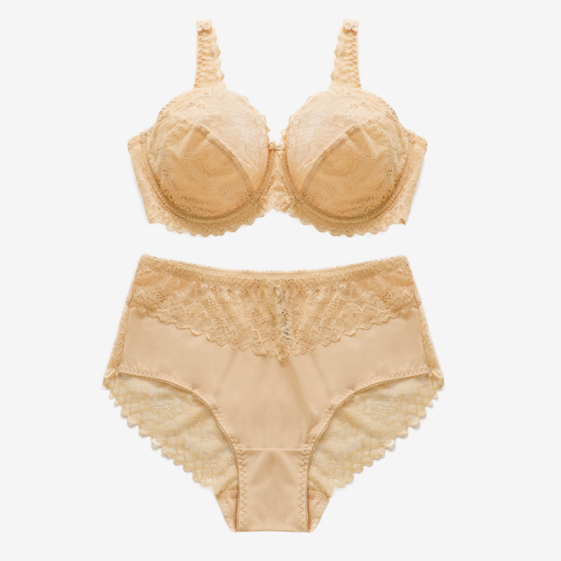 Underwire Push Up Ladies Comfortable Lace Bra Set - Image 5