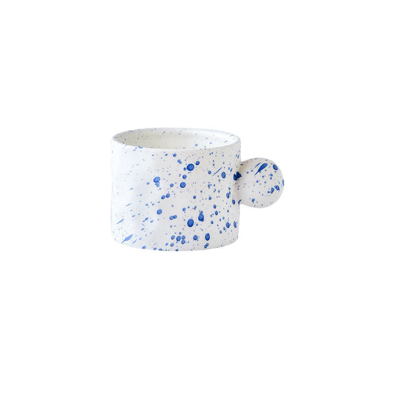 Title 6, Creative Handmade Splash Ink Mug Ceramic Cup An...