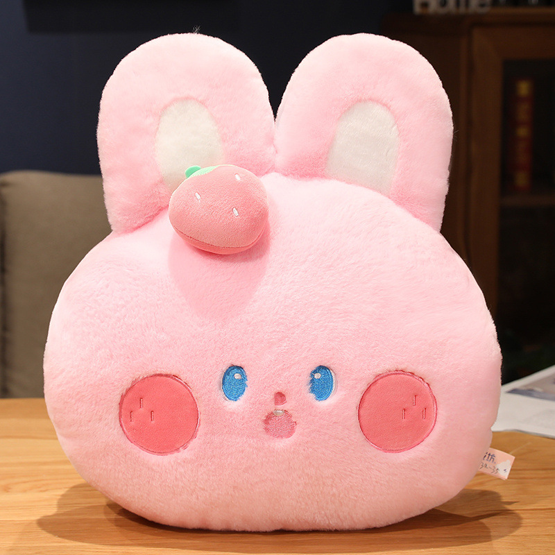 Strawberry Bunny Pillow