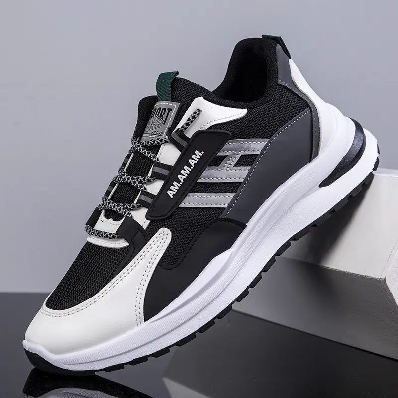 New Sneakers Men's Flying Weaving Mesh Surface