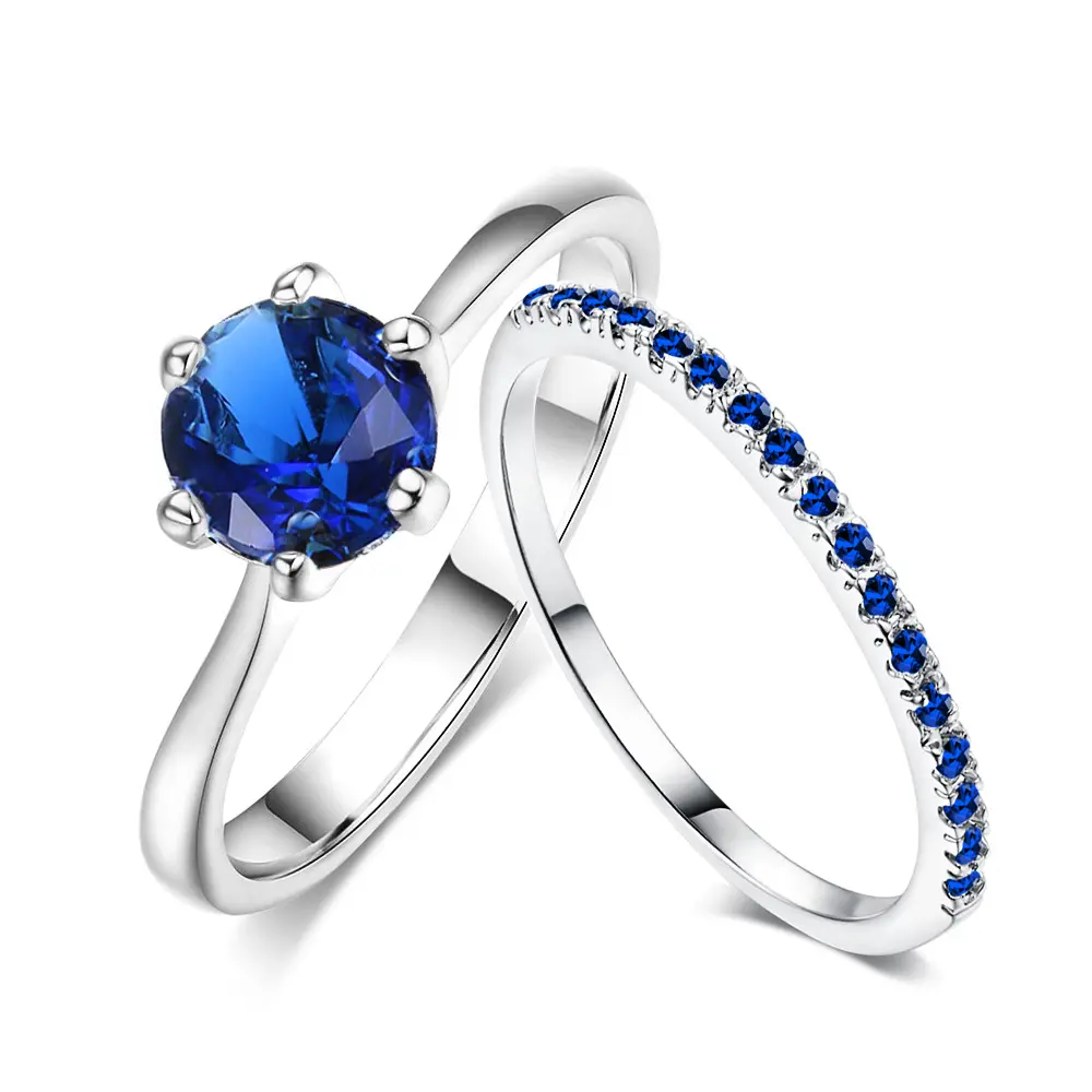 Zircon Micro Set Gold Plated Six Claw