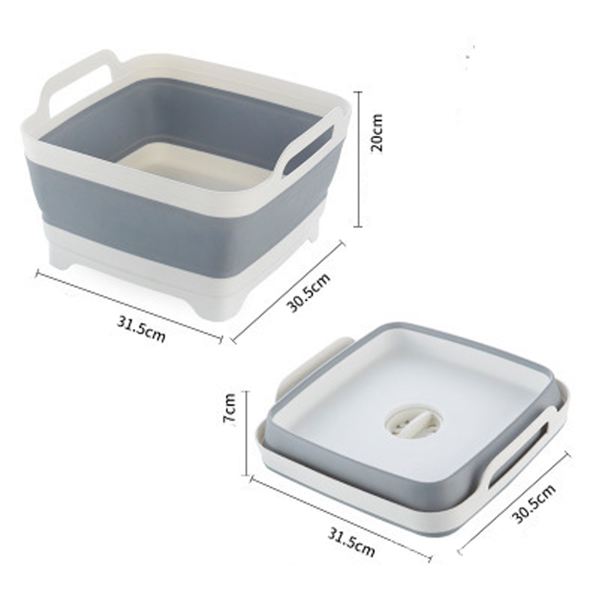 Title 2, Foldable sink storage basket Portable vegetable...