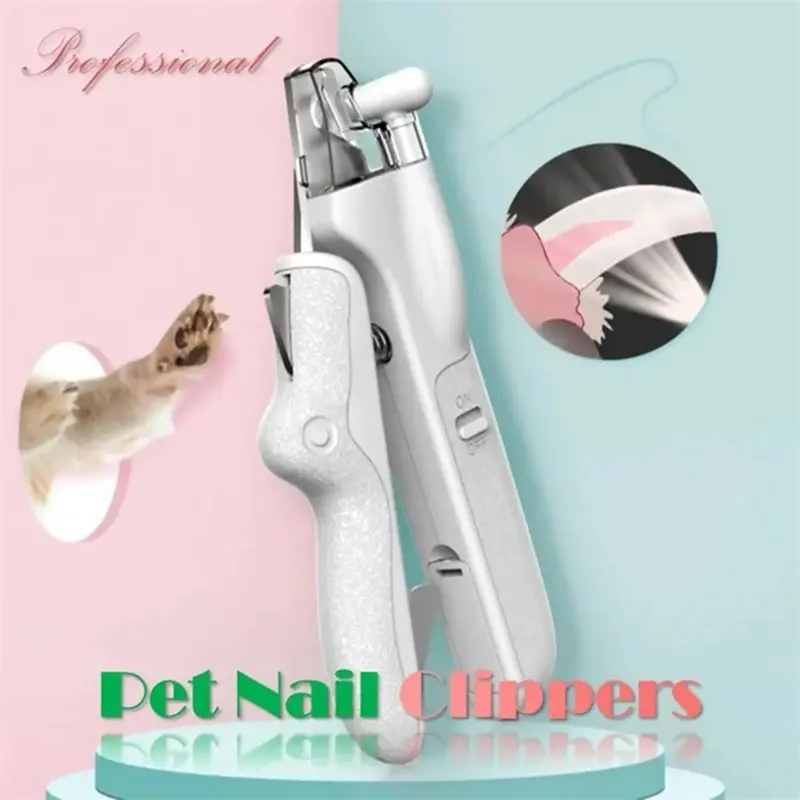 Pet Nail Clippers With LED Light Dogs