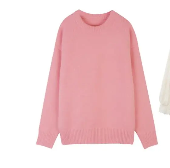 Women's Fashion Vintage Lace Dress Pink Sweater - Shop at LoveMi