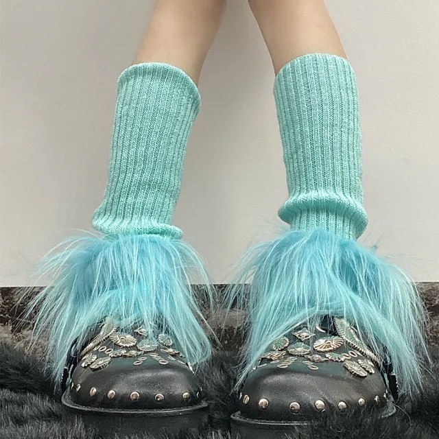 Sub cultural Leg Socks And Leg Covers Super Fluffy - Shop at LoveMi