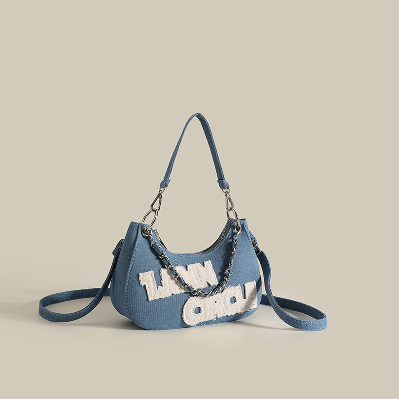 Title 1, Neue kleine Design-Jeans-Buchstaben-Tasche. Die...