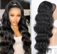 Wig Big Wave Drawstring Ponytail Matte High Temperature Silk Chemical Fibre Wig - 2Style - View 1