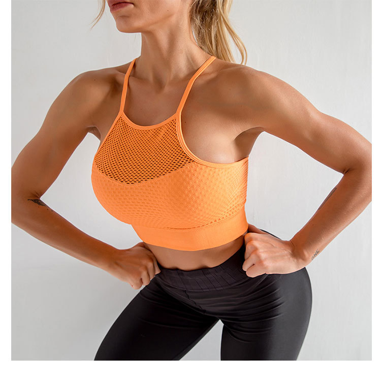 Title 12, Mesh Hollow Fitness Vest Beautiful Back Sports Bra