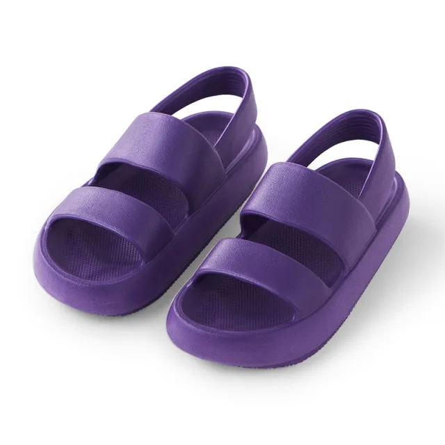 Household Simple Thick soled Heightened Slippers Purple - Shop at LoveMi