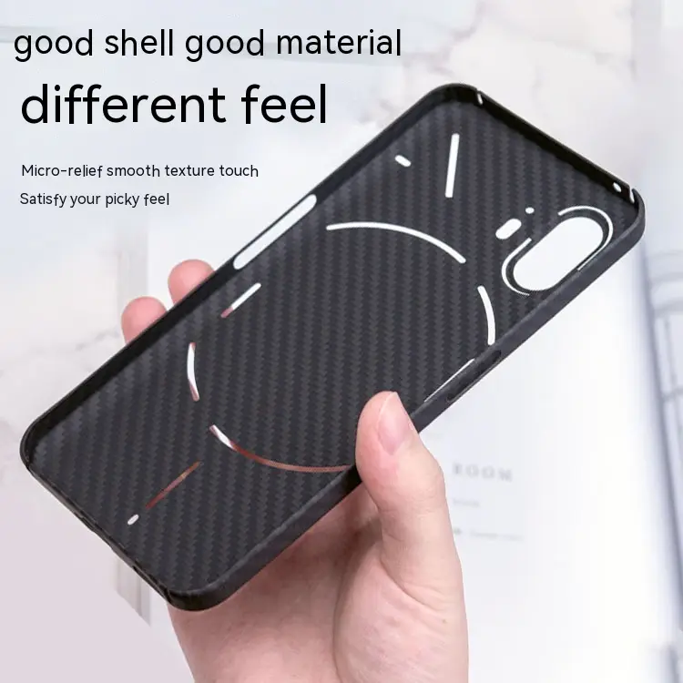 Phone Case Ultra-thin Drop-resistant Carbon Fiber Protective Cover