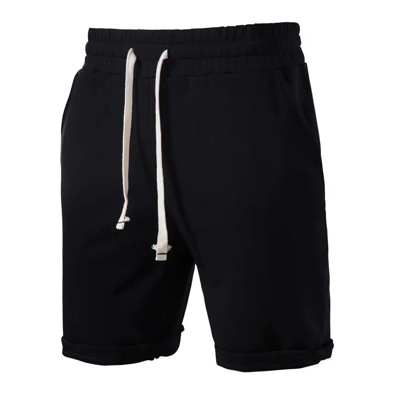 Solid Color Brushed Quality Cotton Sports Outdoor Running Pants