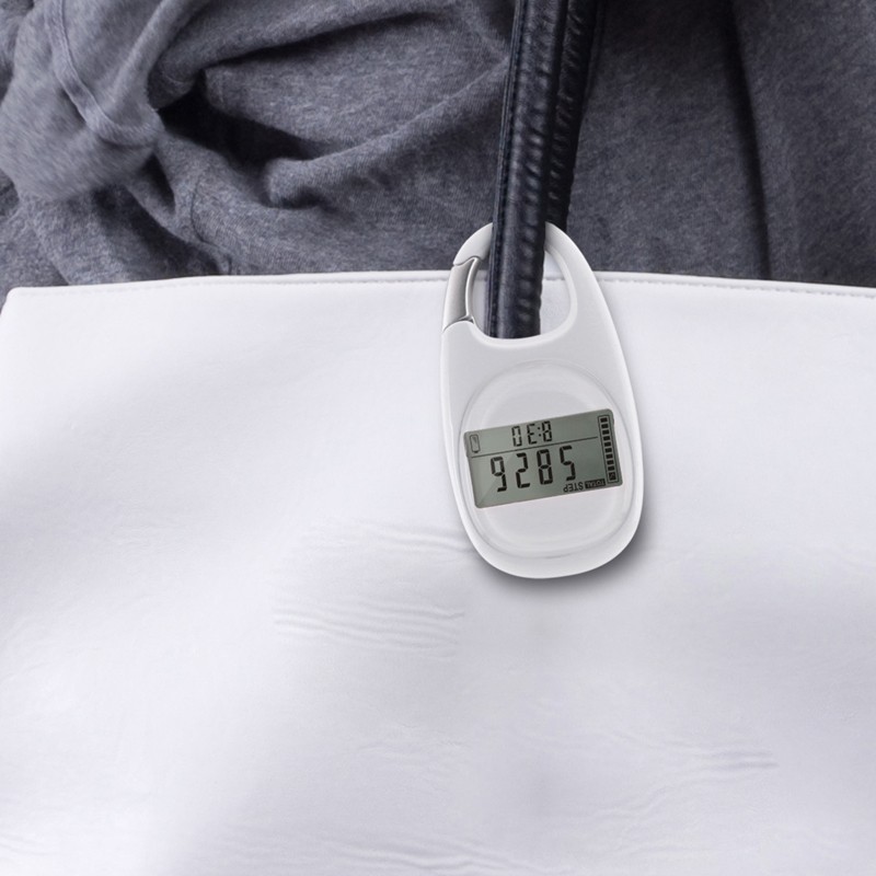 Pedometer 3D Walking Portable Sports Step Counter With Carabiner Clip — image 5