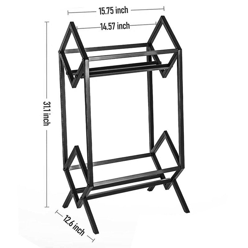 Metal Vinyl Record Stand Holds 140-160 LPs Black Storage Organizer&Display Rack — image 8