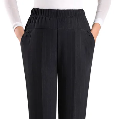 Women's Loose High Stretch Fiber Trousers Dotted Line Autumn - Shop at LoveMi