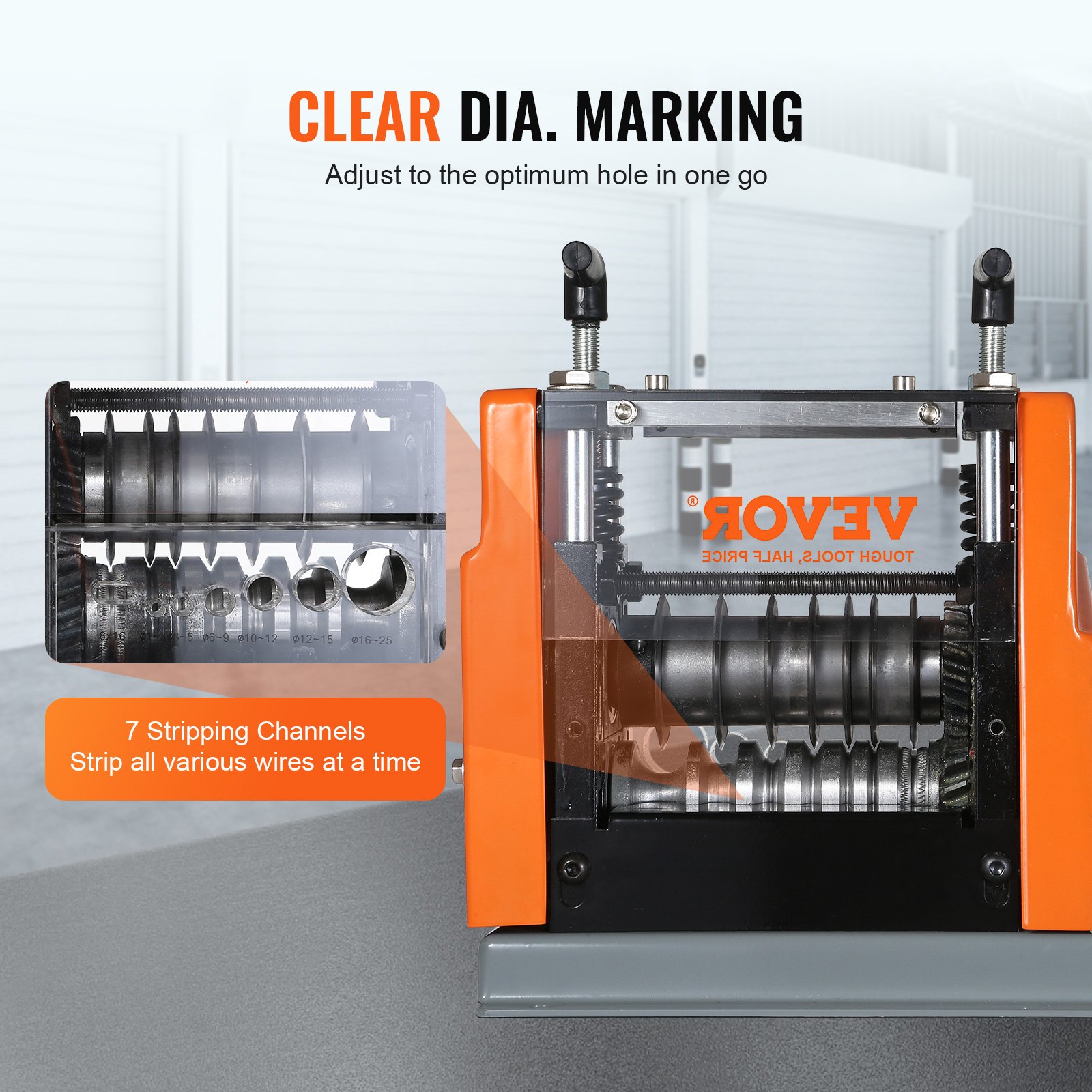 Automatic Wire Stripping Machine, Electric Motorized Cable Stripper, 60 W, Wire Peeler With... thumbnail 1