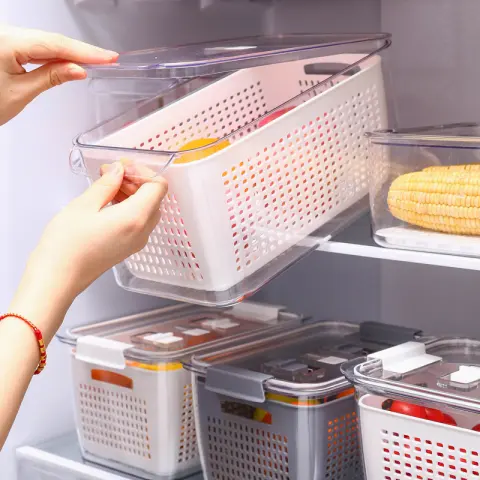 Large Capacity Sealed Food Storage Box with Lid