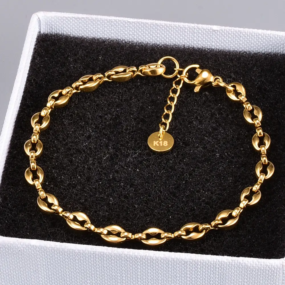 Coffee Bean Short Bracelet Simple