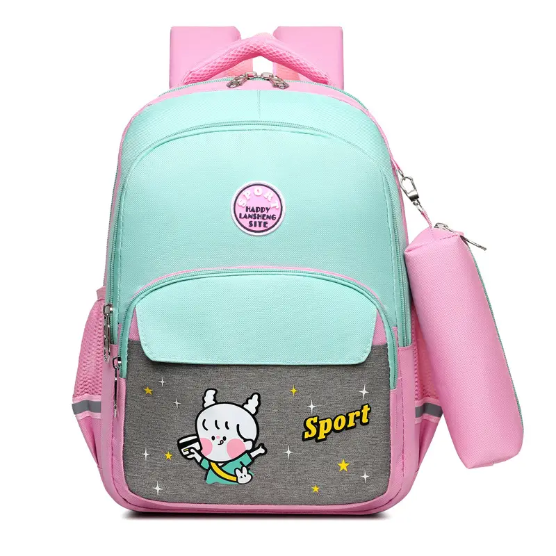 Girls' Lightweight Ridge Protection Backpack For Elementary School Students