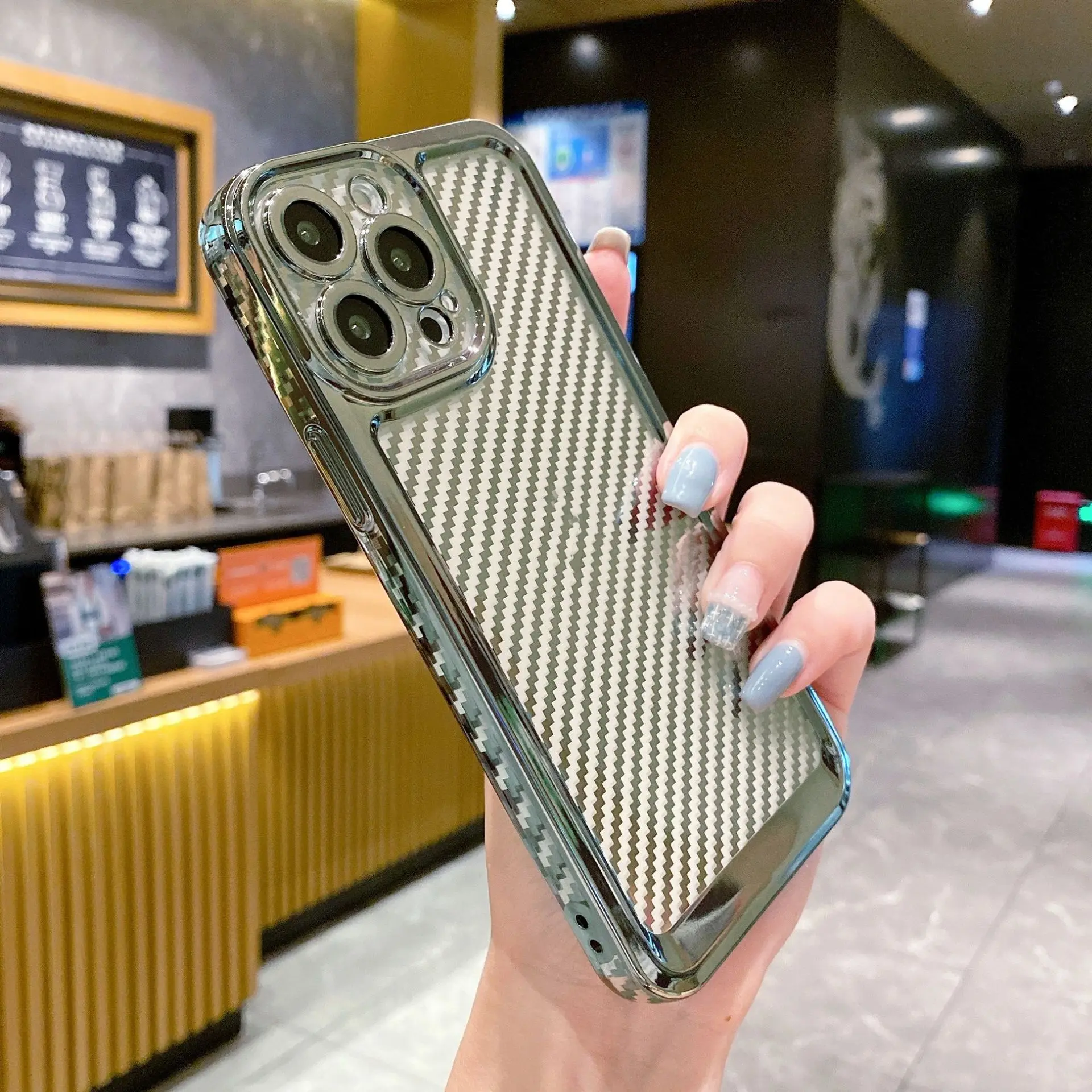 Suitable for IP 13PROMAX Electroplated Phone Case